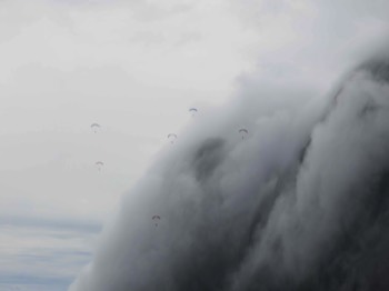  It felt like surfing a wave of rising cloud 