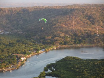  Paragliding with the birds at Caldera 