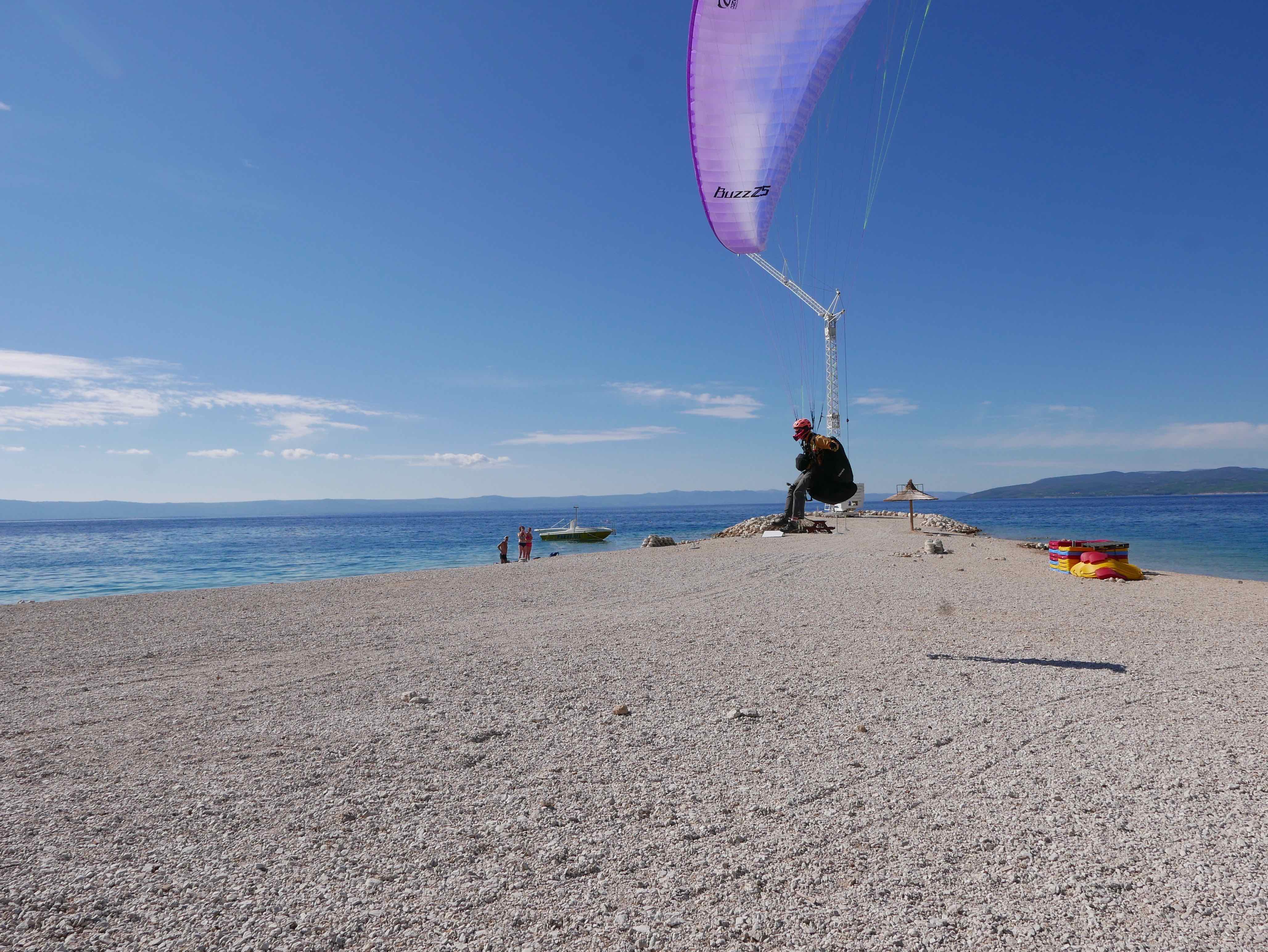  Shelley landing at Makarska beach, Croatia 