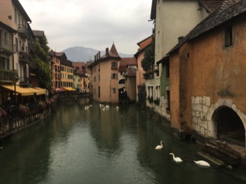  canals in Annecy, France 